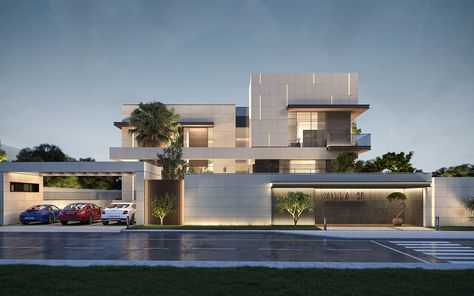 Villa In Dubai, Villa Architecture, Luxury Exterior, Best Modern House Design, Modern Villa Design, Aircraft Interiors, Modern House Facades, Architect Design House, Model House