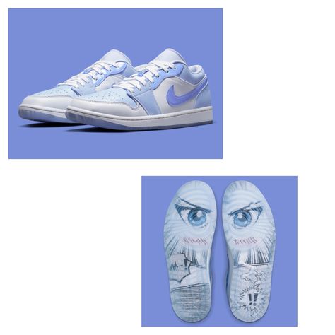 Blue Jordan 1 Low, Mighty Swooshers, Blue Jordans, Jordan 1 Low, Hummel Sneaker, Jordan 1, Jordan, Sneakers, Outfit Inspo