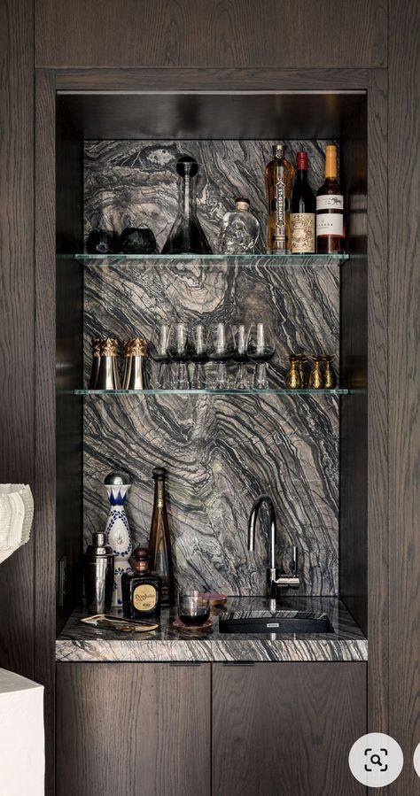 Home Bar Rooms, Modern Home Bar, Home Bar Design, Home Bar Designs, Wet Bars, Coffee Corner, Bar Interior, Bar Room, Wine Room