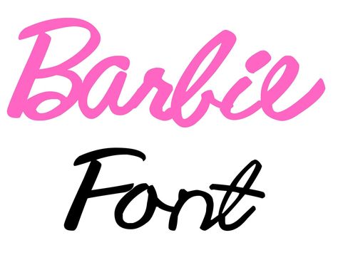 barbie calligraphy Fonts Copy And Paste, Barbie Svg, Printable Barbie, Copy And Paste Fonts, Barbie Font, Typography Design Ideas, Alphabet Cursive, Font Letters, Font Examples