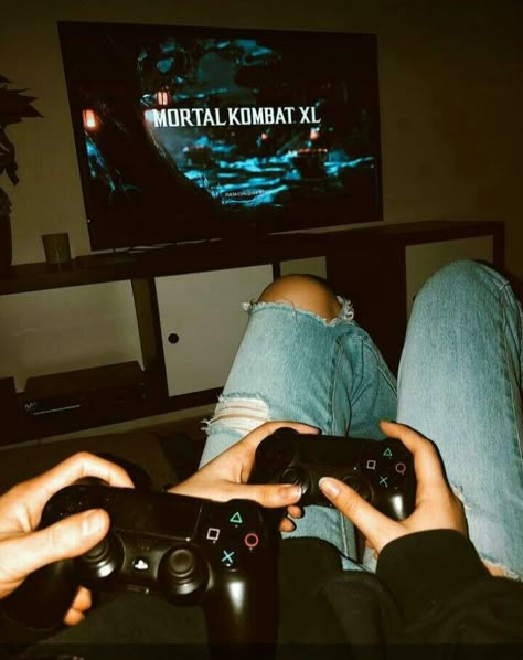 Couple Gamer Room, Gamer Couple Aesthetic, Gamers Couple Goals, Couples Gaming Room, Alphabet Date Ideas, Couples Gaming, Gaming Boyfriend, Game Date Night, Game Date