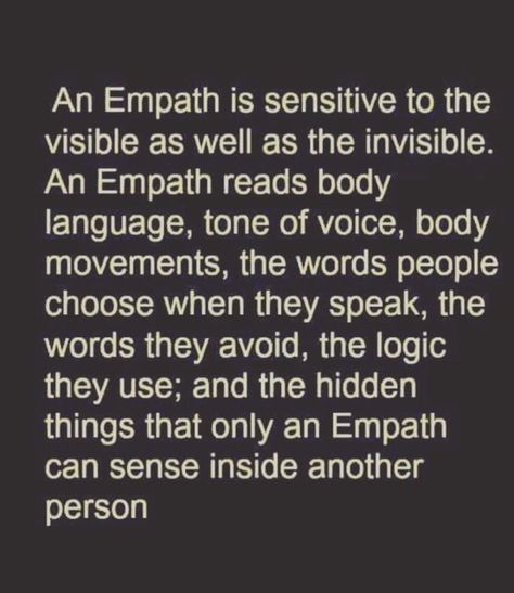 And only something a genuine empath can deeply understand (others may think you’re crazy, downplay your abilities, etc). Inner Child Wounds, Empathic People, Psychic Empath, Empath Traits, Empath Abilities, Empathy Quotes, Love Spirituality, Enfp Personality, Intuitive Empath