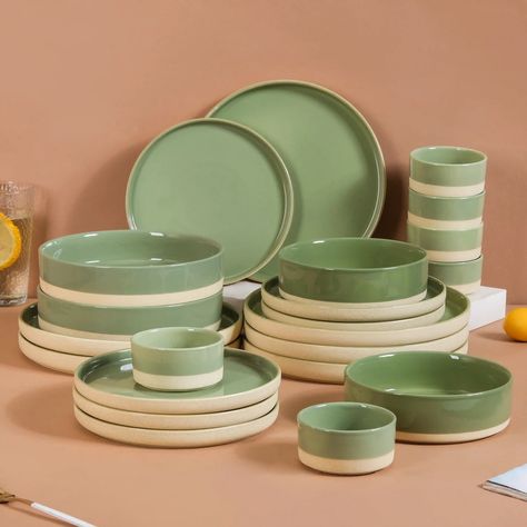 Dinner delight with our tabletop treasures! 🍽️😍 Step up your hosting game with our stunning dinner sets that are perfect for any occasion. Because great meals deserve great presentation too. 🤩 Products featured: 1. Lao Luxury 22 Piece Dinner Set For 6 Mint Green 2. 22 Piece Scallop Cream Luxury Dinner Set For 6 3. White Stoneware Design 28-Piece Dinner Set For 6 4. Earthy 22 Piece Dinner Set For 6 Sage Green 5. Lilac Scalloped 22 Piece Dinner Set For 6 6. Blue 26 Piece Dinnerware Set For 6 ... Luxury Dinner Set, Ceramic Dinner Set, Great Meals, Green Dinnerware, Great Presentations, Snack Plate, Dining Accessories, Dinner Set, Small Plates