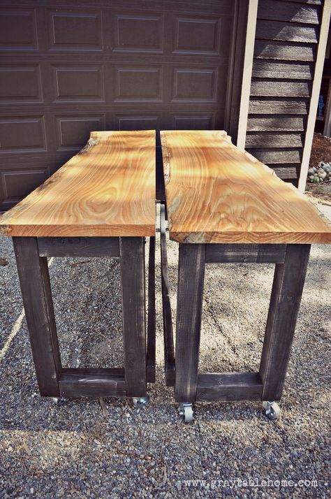 Download Original Diy Pub Table Ideas, Diy Pub Table, Bar Table Diy, Diy Live Edge, Pub Tables, Corner Kitchen Cabinet, Gray Table, High Top Tables, Pub Set