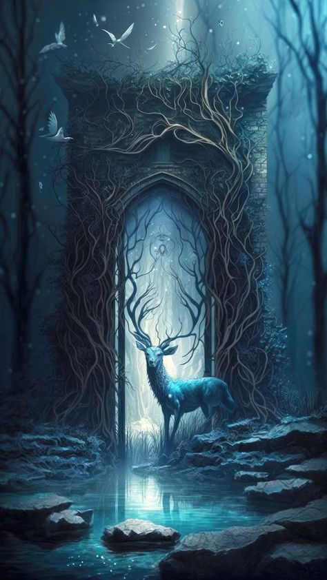 Portal To Magical World IPhone Wallpaper HD - IPhone Wallpapers : iPhone Wallpapers World Iphone Wallpaper, Magic Portal, Iphone Wallpaper Hd, Tree Of Life Art, Wallpapers For Iphone, Canvas Paint, Forest Art, Mystical Art, Wallpapers Iphone