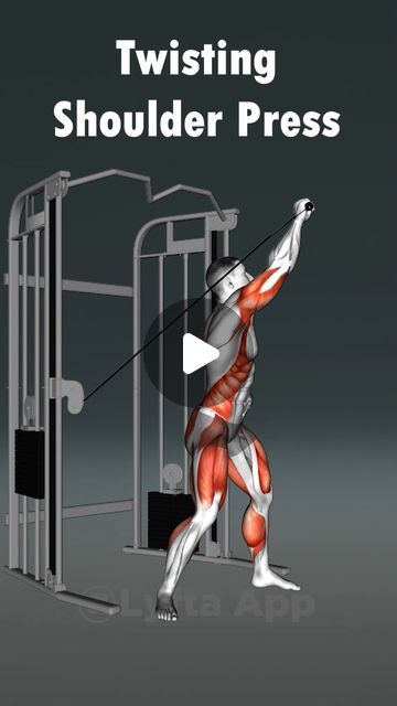 Lyfta Workout Tracker on Instagram: "💪 Unique Shoulder Variations With Cable" Shoulder Workout With Cables, Boulder Shoulder Workout, Shoulder Workout Women, Shoulder Workouts, Cable Workout, Workout Tracker, Gym Workout Planner, Workout Planner, Ab Workouts