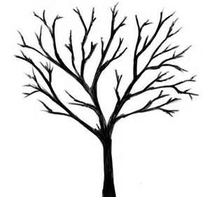 Trees - art Tree Drawing Simple, Tree Stencil, Tree Coloring Page, Stencils Printables, Tree Clipart, Adult Coloring Designs, Tree Png, Black And White Tree, Pola Sulam