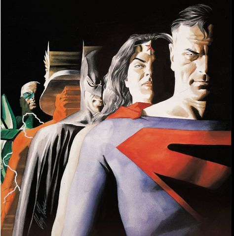 Alex Ross on Instagram: “Kingdom Come #dccomics #superman #batman #wonderwoman #comicartist #fridayfeeling #art” Alex Ross Kingdom Come, Frank Cho, Justice Society Of America, Superman Art, Univers Dc, Alex Ross, Frank Miller, Jim Lee, Arte Dc Comics