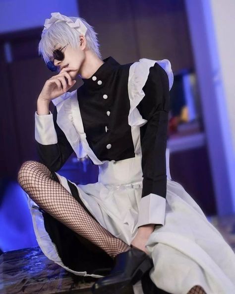 Weian Vann, Maid Outfit Cosplay, Gojo Cosplay, Cosplay Boy, Maid Cosplay, Male Cosplay, Maid Outfit, Cosplay Characters, Costume Collection