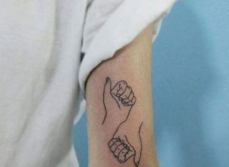 thumbs up tattoo Thumbs Up Tattoo Simple, Thumbs Tattoo, Thumbs Up Tattoo, Thumbs Up Drawing, Tat Placement, Thumbs Up Thumbs Down, Bug Illustration, Thumb Tattoos, Remembrance Tattoos