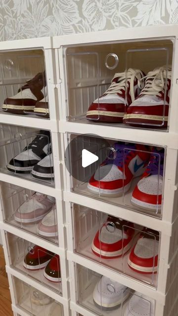 @speakofsmalls on Instagram: "These sneaker storages are 10/10! Make a huge difference in my room aesthetic 🤍   #temu #temufinds #temuhaul #temustorage #organization #organizer #sneakerheads #sneakerorganizer #shoestorage #shoptemu #shoptemuinfluncer" In My Room Aesthetic, Sneaker Organizer, My Room Aesthetic, Sneaker Storage, Organizer Ideas, In My Room, My Room, Room Aesthetic, Shoe Storage