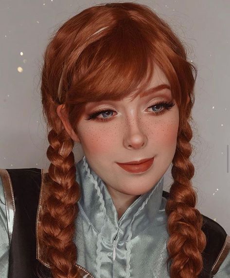 Anna Frozen Makeup, Frozen Makeup, Anna Cosplay, Frozen Cosplay, Princess Anna, Winter Makeup, Anna Frozen, Shop Makeup, Cruelty Free Makeup