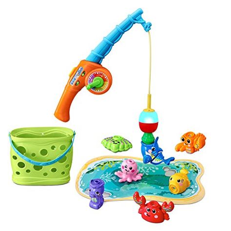 Vtech Toy, Fishing Toys, Kids Fishing, About Animals, Animal Toys, Storage Buckets, Sea Animal, Preschool Activity, Fishing Pole