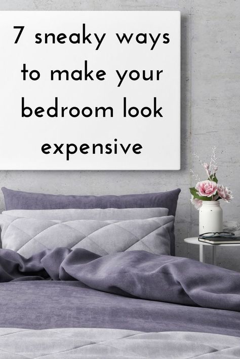 Want to #decorate your bedroom to look more luxe than it really is? Get the glam look for your bedroom that you really want, even though you are on a budget. Bedroom Loft Design, Bedroom Decor On A Budget, Glam Bedroom, Bedroom Updates, Design Rugs, Bed Design Modern, Look Expensive, Glam Look, Loft Design