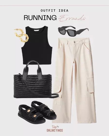 Outfit Ideas For Running Errands, Classy Running Errands Outfit, Running Errands Outfit Summer, Outfit Running Errands, Errands Outfit Summer, Coffee Run Outfit, Lady Outfit, Running Errands Outfit, Errands Outfit