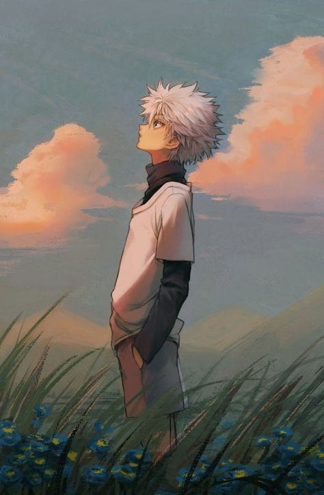 Kalluto Zoldyck, Poses Manga, Hxh Characters, Killua Zoldyck, Hunter Hunter, Hunter Anime, Dessin Adorable, Hunter X Hunter, Anime Background