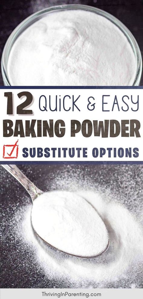 Looking for DIY baking powder substitutes? Explore 12 options perfect for pancakes or biscuits. Depending on what you have available you can easily make a substitute for baking powder. So if you're wondering - what can I substitute for baking powder, you'll find a homemade baking powder recipe here as well as 12 baking powder substitute options! Substitute For Baking Powder, Biscuits Without Baking Powder, Make Baking Powder, Homemade Baking Powder, Baking Soda Substitute, Baking Powder Recipe, Baking Powder Substitute, Baking Power, Baking Soda And Lemon