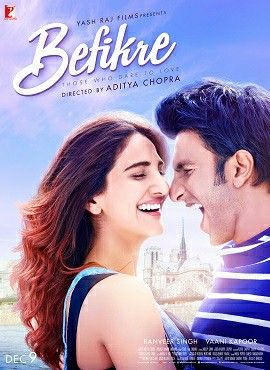 Befikre Movie, Aditya Chopra, Latest Bollywood Movies, Comedy Movie, Youtube Movies, Free Films, Ranveer Singh, Romantic Drama, Movies 2017