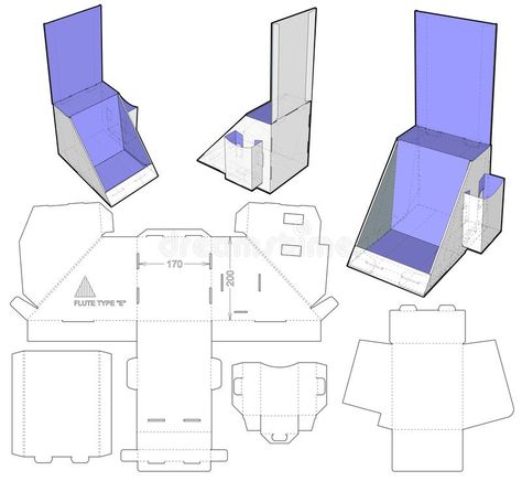 Cardboard Display Design, Packaging Dielines, Diy Gift Box Template, Cardboard Display Stand, Paper Display, Die Cut Boxes, Craft Fairs Booth, Innovative Packaging, Cardboard Display