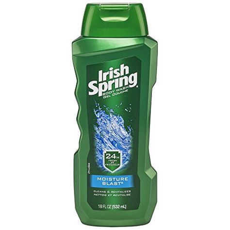 Irish Spring Body Wash Moisture Blast 18 fluid ounce Pack of 6 -- You can get additional details at the image link. (This is an affiliate link) #bodycleansers Irish Spring Body Wash, Irish Spring, Mens Body Wash, Body Cleanser, Moisturizing Body Wash, Mustard Bottle, Body Scrub, Skin Moisturizer, Beauty Care