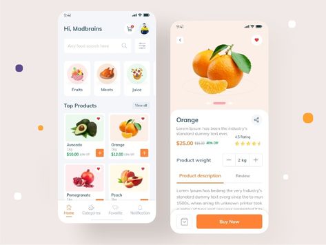 Supermarket App, Peta Pikiran, Delivery Design, Food Ordering App, Ux App Design, Food Order, Groceries App, Food Delivery App, Indian Tea