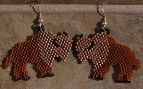 Beautiful Beaded Earring, Beaded Jewelry Earrings, Grey Owl, Native Beading Patterns, Beautiful Beaded Jewelry, Beaded Earrings Native, Brick Stitch Earrings, Brick Stitch Pattern, Seed Bead Patterns