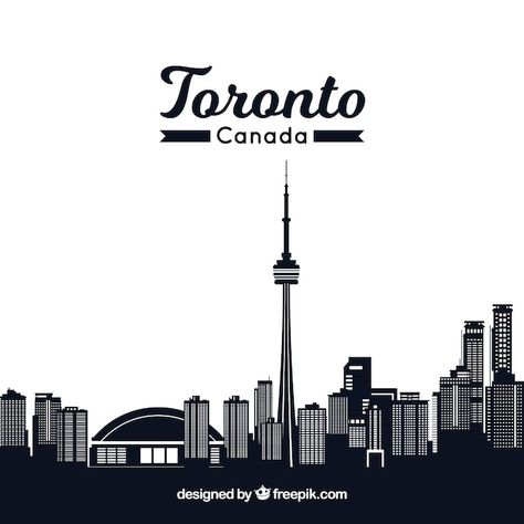 Free vector dark skyline design of toron... | Free Vector #Freepik #freevector #toronto-skyline #canada-skyline #skyline-silhouette #building-silhouette Document Design, Toronto Skyline, T Shirt Logo Design, Skyline Design, Documents Design, Shirt Logo Design, Free Maps, Free City, Basketball Design