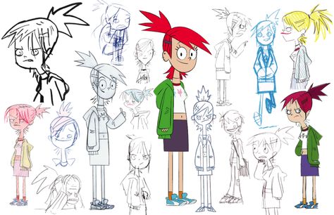 Frankie, foster's home for imaginary friends - craig mccracken Old Cartoon Network Shows, Home For Imaginary Friends, Old Cartoon Network, Foster Home For Imaginary Friends, Imaginary Friends, Cartoon Network Shows, Character Design Sketches, 캐릭터 드로잉, Imaginary Friend