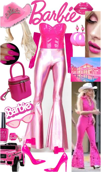 Barbie Disneybound, Aesthetic Outfits 80s, Barbie Aesthetic Outfit, Outfit 80s, Lilly Pulitzer Outfits, Barbie Aesthetic, Beach Wardrobe, Extra Outfits, Idol Outfit