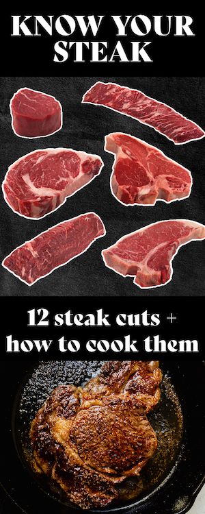 If you’ve ever stood in the meat aisle or the butcher counter and felt lost looking at the different steak cuts, we’re here to help. The many different types of steak can leave anyone feeling confused about what to pick. Types Of Steak, Best Way To Cook Steak, Oven Steak, Different Cuts Of Steak, Best Cut Of Steak, Ways To Cook Steak, Kinds Of Steak, Cook Steak, Cut Recipe