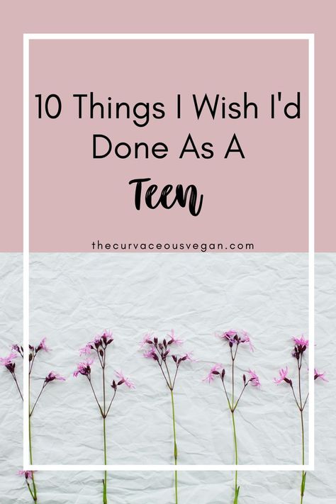 There are lots of things I wish I'd done as a teen, things I would have done, but there is also a few life lessons I would pass onto teenage me. Being a teenager was hard, but there are a few things I wish I'd done during that time. Teenage life lessons, life advice, how to be with a teenager, teenager thoughts, think pieces, wellness, happiness. Life Advice For Teens, How To Live Your Best Life As A Teenager, Things To Do As A Teenager, Teenager Aesthetic, Being A Teenager, Happy Teens, What To Study, Teen Advice, Teenage Life