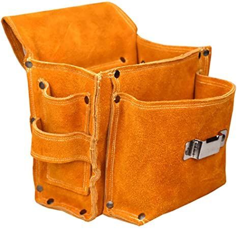 SKAL Leather Tool Belt Pouch Organizers Multi Tool Side Bag Carpenter Electrician Tool Belt, Electrician Tool Pouch, Leather Tool Pouches, Electrician Tool Bag, Tool Belt Pouch, Canvas Tool Bag, Leather Tool Belt, Electrician Tools, Tool Pouch