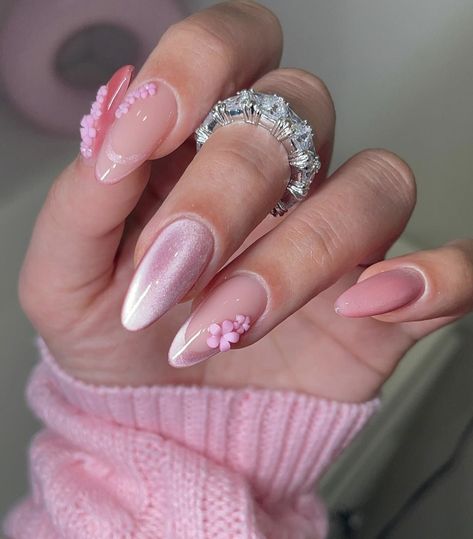 Pretty Pink Nails, Eternal Youth, Almond Nails Designs, Elle Woods, Almond Acrylic Nails, Nail Beauty, Pink Nail Designs, Nails Almond, Short Acrylic Nails Designs