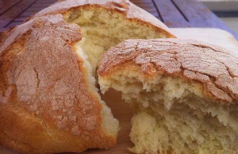 Self Raising Flour Bread, Bread Ring Recipes, Super Easy Bread Recipe, Bread Recipe For Beginners, Greek Bread, Beginners Bread Recipe, Easy Bread Recipe, Quick Bread Recipe, Recipe For Beginners