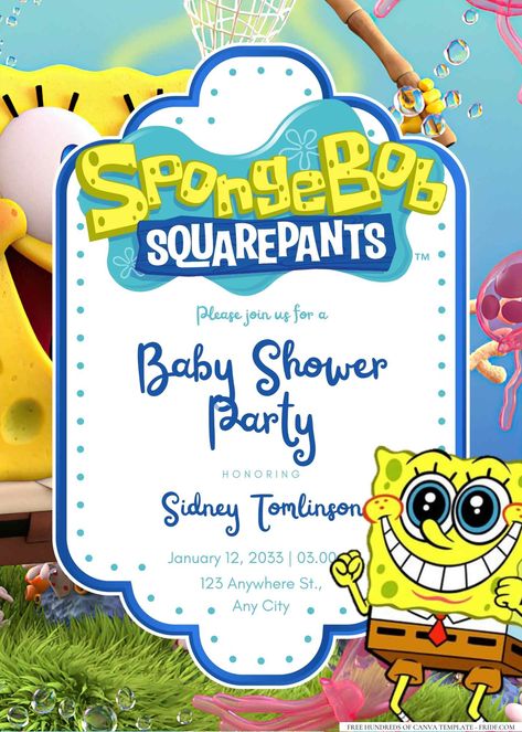 Spongebob Theme Birthday, Peyton Baby, Spongebob Theme, Boy Baby Showers, Pop Baby Showers, Adoptive Mother, Family Ideas, Baby Shower Planning, Spongebob Squarepants