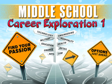 Middle School Career Exploration 1: Charting Your Path - eDynamic Learning College And Career Readiness Middle School, Leadership Development For Middle School, Middle School Career Activities, Career Exploration Activities Middle School, Career Day Middle School, Career Investigation Middle School, Career Research Project Middle School, Career Lessons For Middle School, Career Activities For Middle School