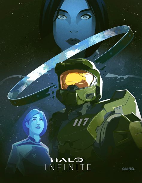 Halo Poster, Halo Drawings, Halo Tattoo, Halo Mega Bloks, Cortana Halo, John 117, Halo Spartan, Halo Series, Halo Master Chief