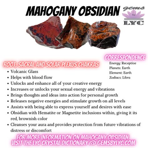 Red Obsidian Crystal Meaning, Mahogany Obsidian Crystal Meaning, Red Obsidian Meaning, Mahogany Obsidian Meaning, Mahogany Crystal, Types Of Obsidian, Obsidian Crystal Meaning, Crystal Dictionary, Obsidian Meaning