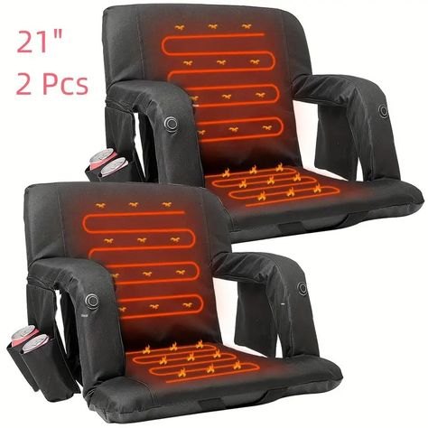 Double For With Back Support 3 Levels Heating Stadium Seating For Seat With Armrest Portable For Outdoor | Temu Bleacher Seats, Stadium Seats For Bleachers, Bleacher Seating, Stadium Chairs, Stadium Seating, Support Portable, Tailgate Gear, Stadium Seat, Stadium Seats