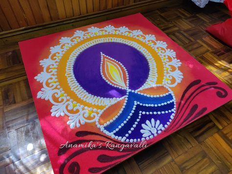 #UpcomingDeepamavshya #DeepRangoli #DivaRangoli #DiyaRangoli #दीपपूजन #Deepamavshay #upcomingevent #rangolicollection #TodaysRangoli #Easyrangoli #AnamikasRangavalli Diwali Ragoli, Rangoli Design Free Hand, Vasubaras Rangoli, Rangoli Painting, Deepam Rangoli, Ganesh Rangoli, Ganesha Rangoli, Diwali Ideas, Poster Rangoli