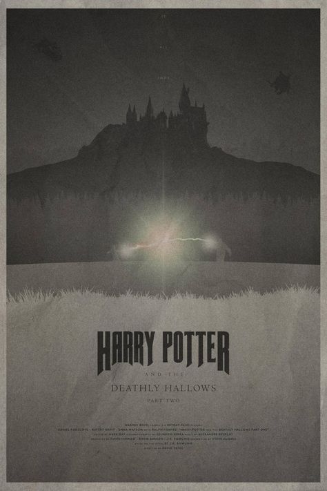 Harry Potter and the Deathly Hallows – Part 2 #alternativemovieposter #EdwardMoran Harry Potter Prints, Deathly Hallows Part 2, Harry Potter Poster, Harry Potter Deathly Hallows, The Deathly Hallows, Harry Potter Artwork, Harry Potter Wallpaper, Harry Potter Aesthetic, Alternative Movie Posters