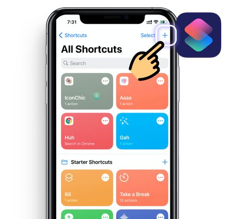 How to change the icon with shortcuts? – IconChic How To Change Icons On Ipad, How Do You Change Your App Icons, How Do You Change The Icon Of Your Apps, How To Change The Icon Of An App, How To Do Shortcuts App Icons, How To Make Shortcuts App Icons, Anime Shortcuts App Icon, Shortcut Icon, Open App