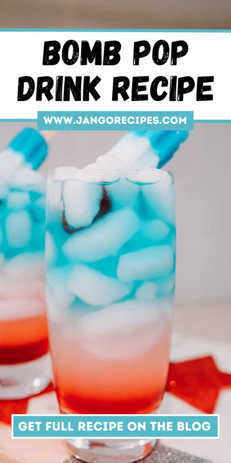 In this article, I will share with you a Bomb Pop Drink Recipe that is extremely refreshing. It’s a fun drink to make at home and a great cocktail to serve with summer cocktails. #BombPopDrinkRecipe #Recipes Bomb Pop Mimosa Recipe, Alcoholic Push Pop Recipes, Cherry Bomb Cocktail Recipes, Bomb Pop Drinks Kids, Boozy Bomb Pop Lemonade, Bomb Pop Drink, Pop Drink, Bomb Pop, Food Advice