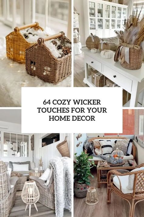 cozy wicker touches for your home decor cover Beach Cottage Design, Wicker Furniture, Beach Cottages, Make It Simple, House Ideas, House Interior, New Homes, Furniture, Home Decor