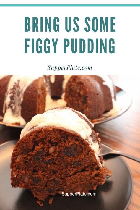 Figgie Pudding Recipe, Figgy Pudding Recipe Easy, Fig Pudding Recipe, Figgy Pudding Recipe Traditional, Victorian Desserts, Christams Diy, Figgy Pudding Recipe, Plum Pudding Recipe, Christmas Dessert Cookies