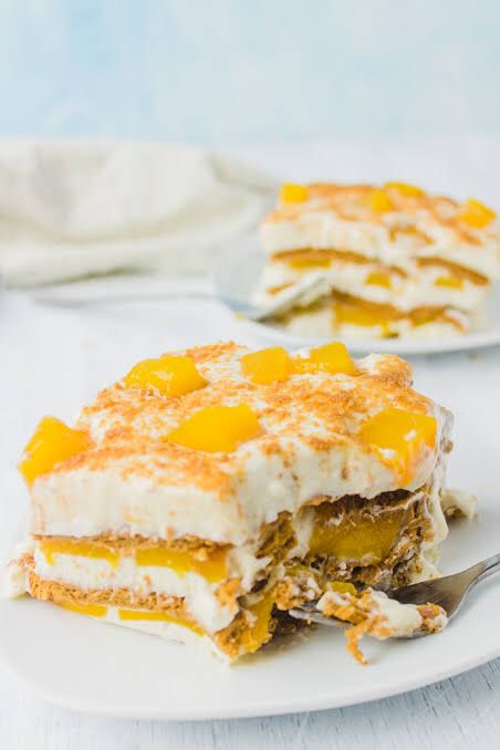 Float Aesthetic, Mango Float Filipino, Filipino Christmas Recipes, Graham Dessert, Mango Graham, Mango Float, Filipino Dessert Recipes, Filipino Food Dessert, Mango Dessert Recipes