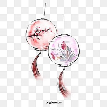 Lanterns Drawing, Drawing Lantern, Red Lantern Chinese, Flower Design Vector, Chinese Clipart, Lanterns Chinese, Chinese Drawing, Chinese Lantern Festival, Lantern Tattoo