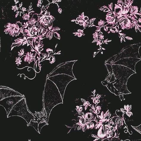 Pink Goth Aesthetic Pfp, Pink Goth Icons, Pink Bat Wallpaper, Vampire Goth Wallpaper, Gothic Pink Aesthetic, Pastel Goth Aesthetic Wallpaper, Pink Gothic Aesthetic, Gothic Wallpaper Laptop, Goth Pink Aesthetic