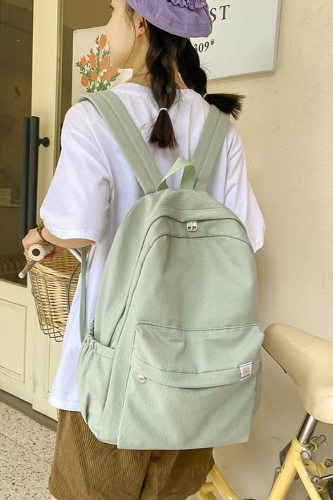 Simple and cute pastel aesthetic backpacks for back to school. Available in super cute colors and with a really simple design. Cute Pastel Aesthetic, Women Laptop Backpack, Pastel Backpack, School Finds, Casual Kawaii, Backpack For Travel, Laptop Backpack Women, Aesthetic Backpack, Kawaii Backpack