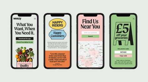 Interaktives Design, Ui Ux 디자인, Grocery Delivery Service, Gfx Design, Shop Signage, Sign Writing, Portfolio Layout, Graphic Design Trends, Online Supermarket